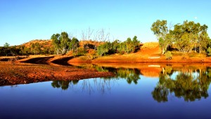 Sunrise on an Outback Dam