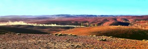 Kicking up Dust - Flinders Ranges
