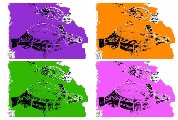 Pop Art - Rock Art 3 by Lexa Harpell