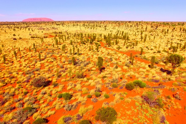 Dunes Aerial  - to Uluru by Lexa Harpell