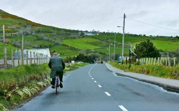 Gentleman Cycling in Northern Ireland by Lexa Harpell