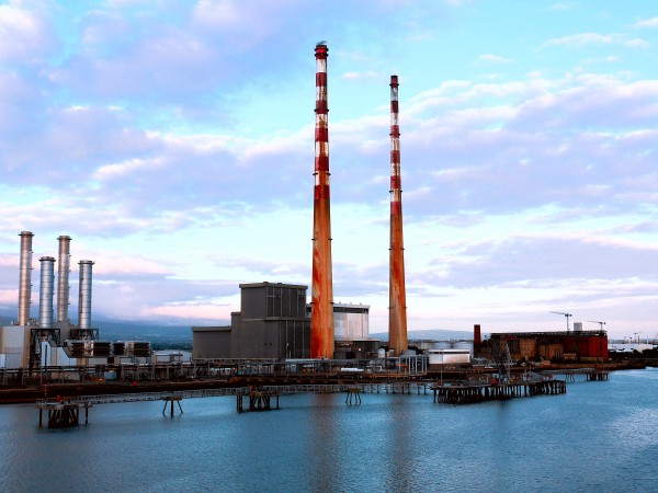 Dublins Poolbeg Chimneys Print