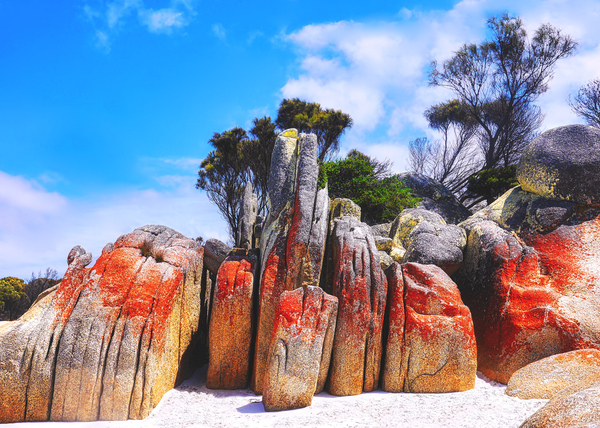 Bay of Fires Rocks by Lexa Harpell