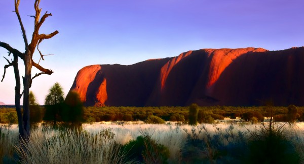 Sunrise on Uluru - Australia 3 by Lexa Harpell