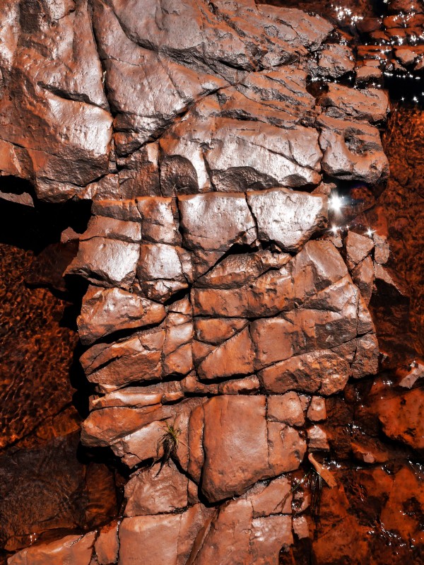 Australia Rocks - Abstract 38 by Lexa Harpell
