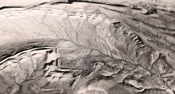 Aerial Detail - Wilpena Pound by Lexa Harpell