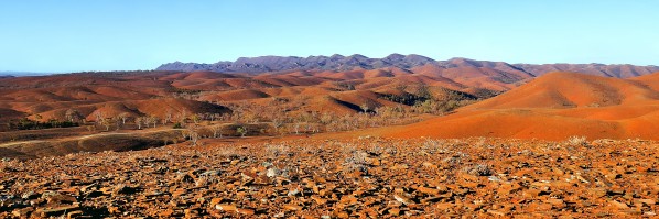 Colour Folds - Flinders Ranges by Lexa Harpell