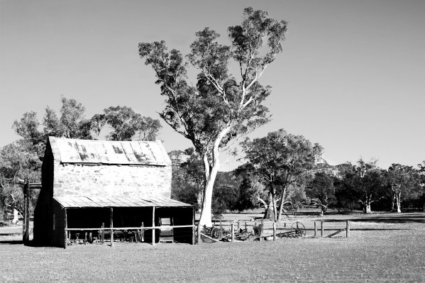 Old Wilpena Station 1 BW by Lexa Harpell