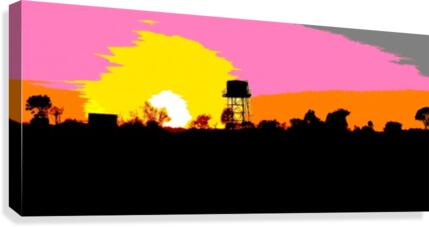 Outback Sunset Canvas Print