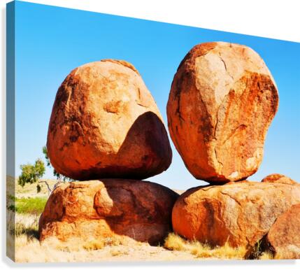 Balance - Devils Marbles Canvas Print
