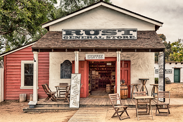 Rust General Store Print