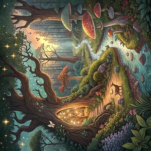 Mystical Enchanted Forest