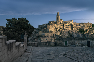 Sunset over Sassi of Matera