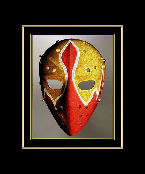 Vintage Hockey Goalie Mask  4 by Fabricci