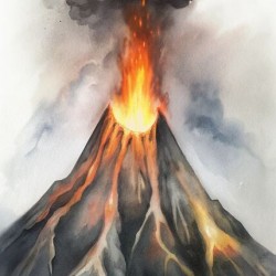 Fiery Awakening – Eruption of Nature’s Power