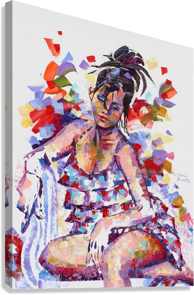 996 - Mademoiselle Loulou Canvas Print