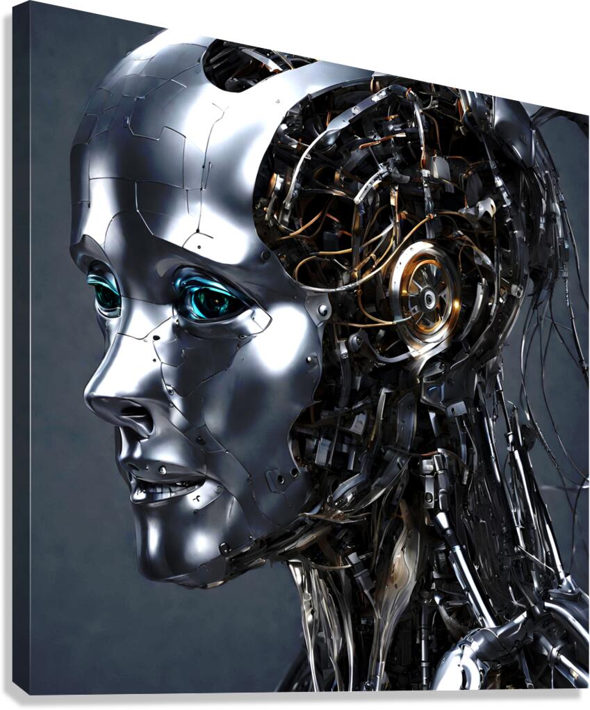 Future Robot Canvas Print