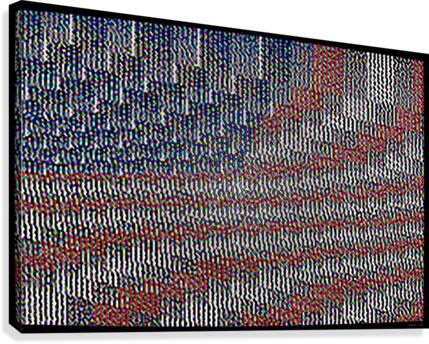Spangled Canvas Print