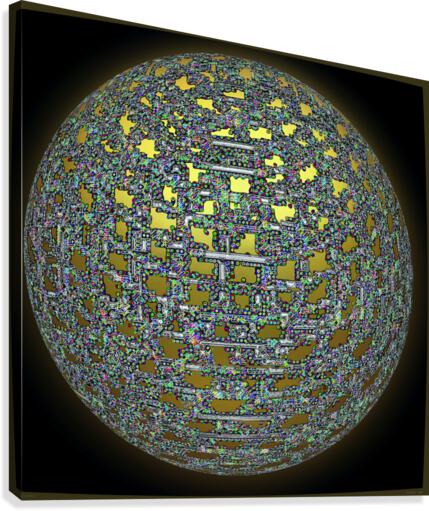 Circuitsphere Canvas Print