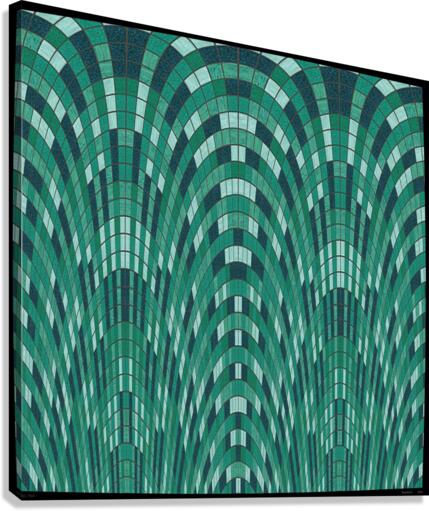 Gothic Teal Canvas Print