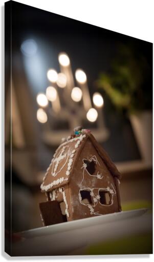 gingerbread house Canvas Print