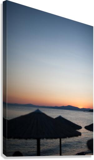 sunset hats Canvas Print