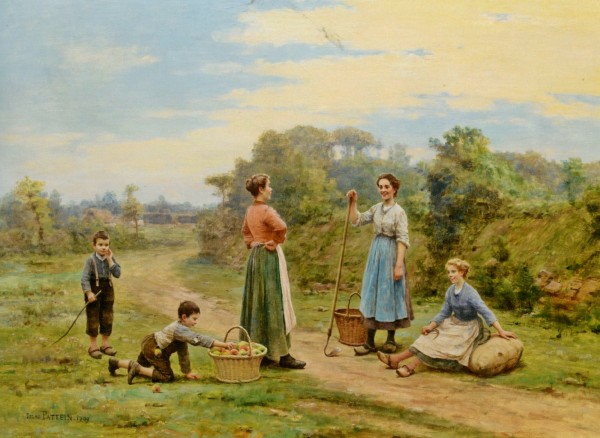 The apple thief Print