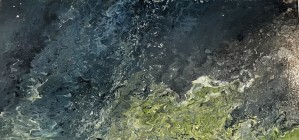Repose Green Minimalist Abstract Artwork