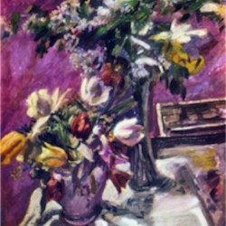 Lilac and tulips Print