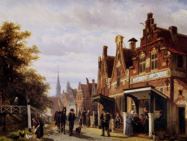 Village view Print