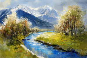 A Spring Scene