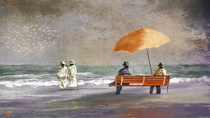 Birds and Peeps At The Beach  3