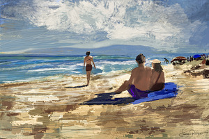 Busy Day At The Beach