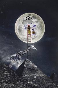 The Moon Painter