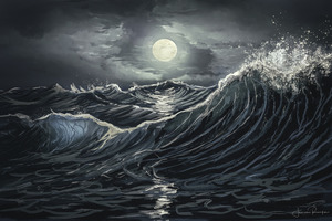 Moonlit Ocean
