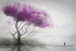 Tree And Fog