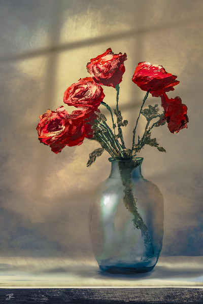 Roses In The Window by James Ranka