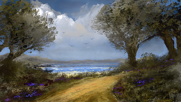 Periwinkle Path Digital Download