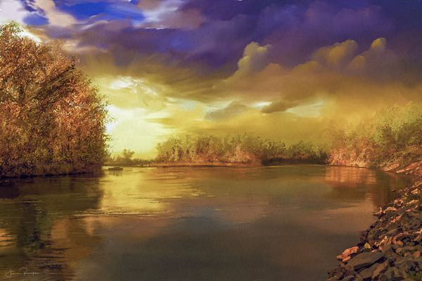 Autumn Lake Digital Download