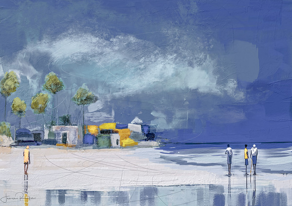 Tourists In Jamaica Print