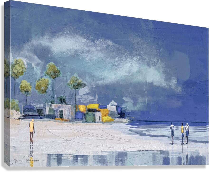 Tourists In Jamaica Canvas Print