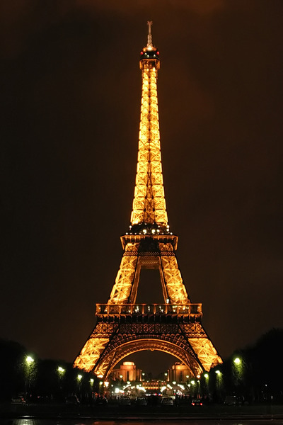 Illuminated Eiffel Tower by UpThereAgain Photography