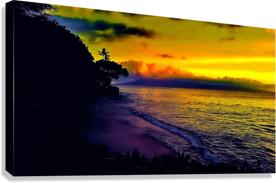 Maui Sunset Canvas Print