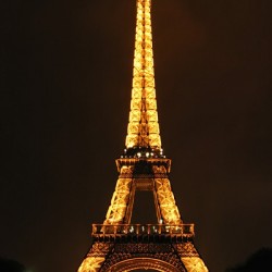 Illuminated Eiffel Tower
