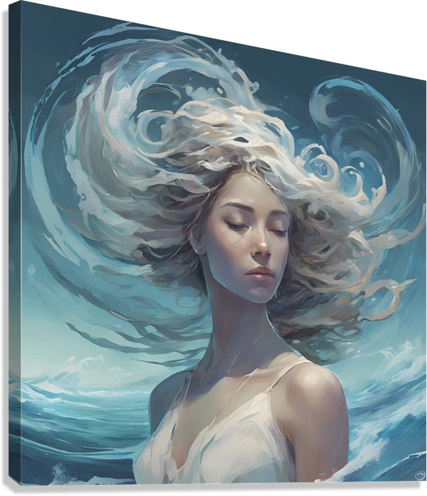 Design a concept that encapsulates the emotiona Canvas Print