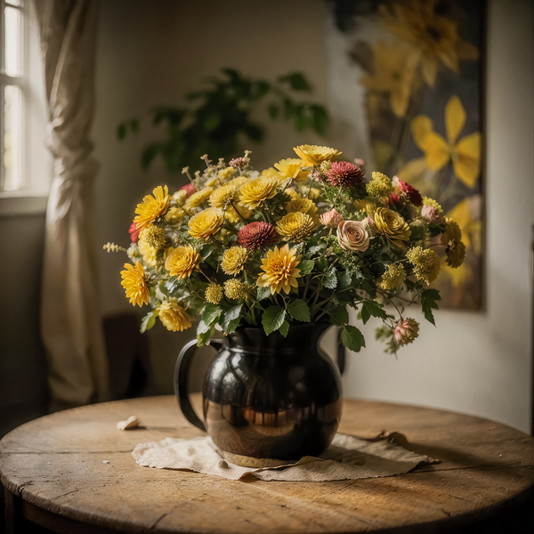 Rustic Blooms II Print