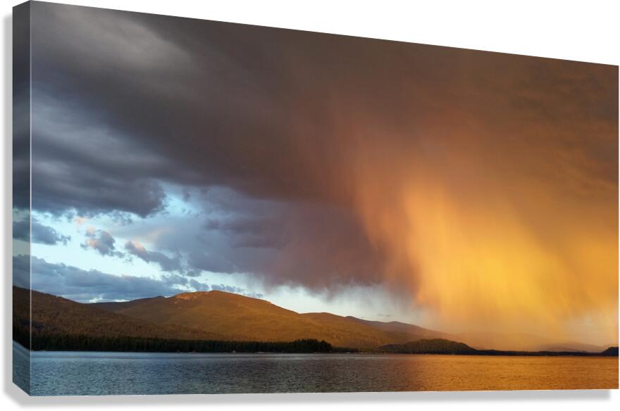 Sunset Storm Canvas Print