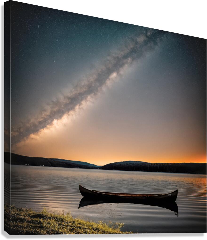 Nocturnal Paddle Canvas Print