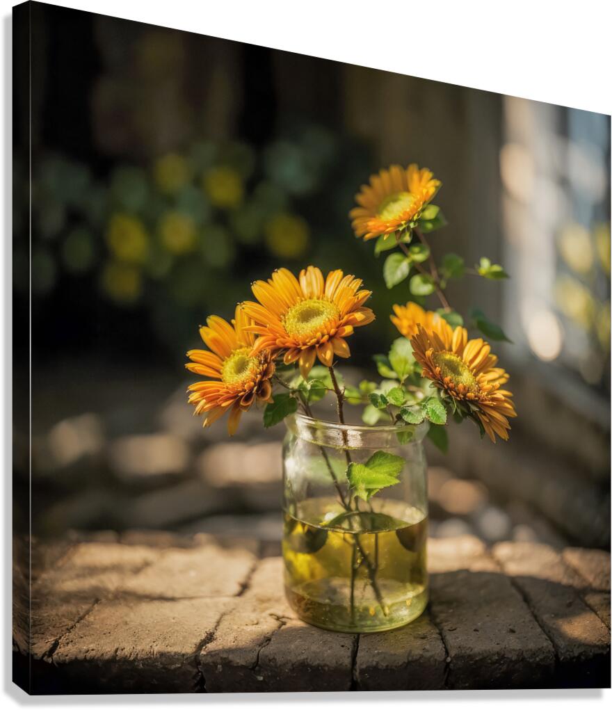 Rustic Blooms V Canvas Print