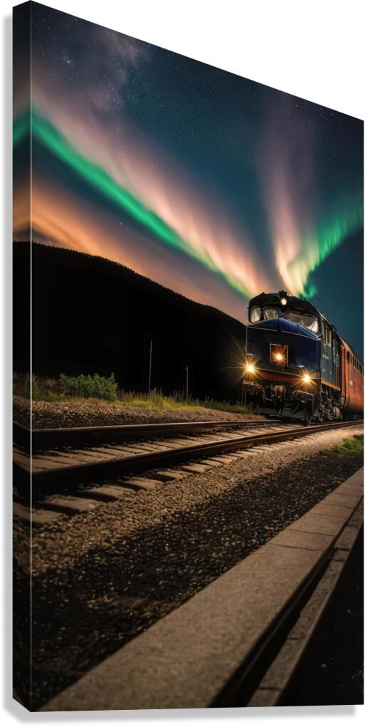 Night Train Canvas Print